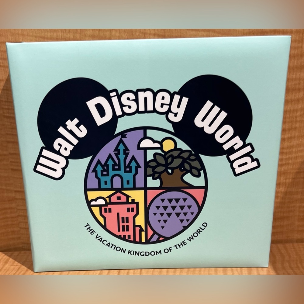 Walt Disney World Four Parks Castle Epcot Studios Animal Kingdom Photo Album NEW